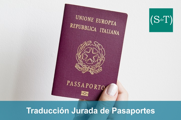 Traducción jurada pasaporte italiano