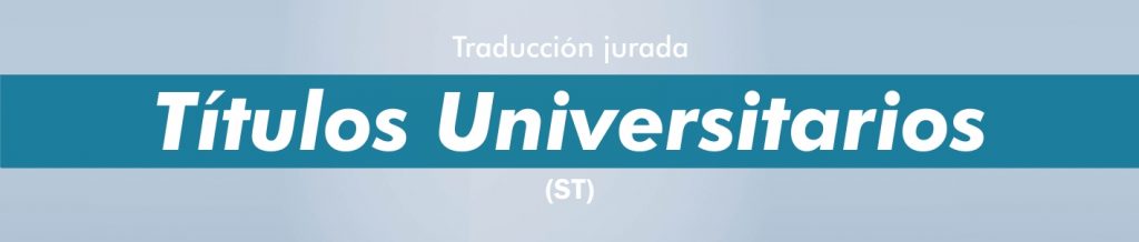 Traductor Jurado Inglés Alicante títulos universitarios  