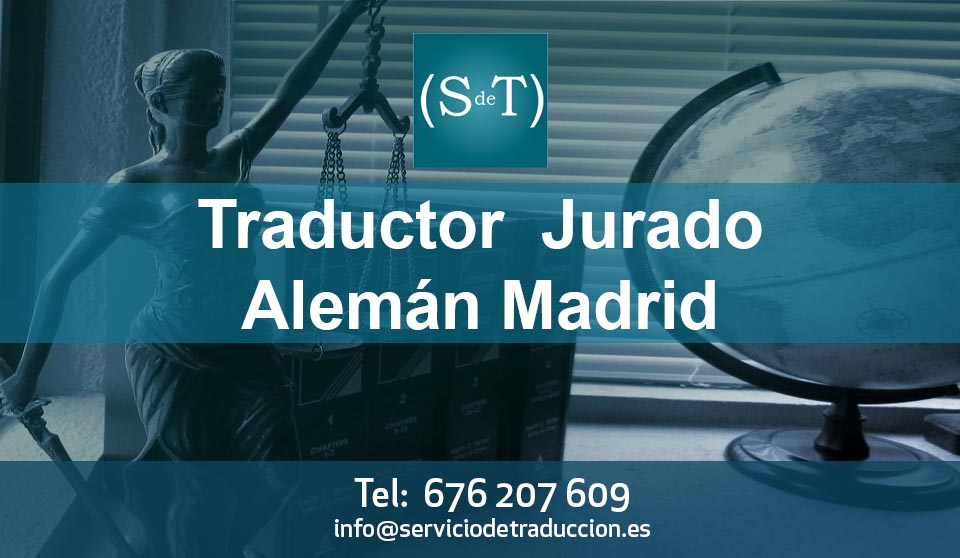 Traductor Jurado Aleman Madrid
