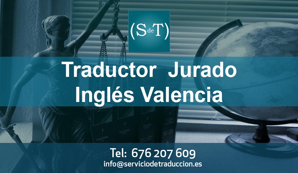 Traductor Jurado inglés Valencia