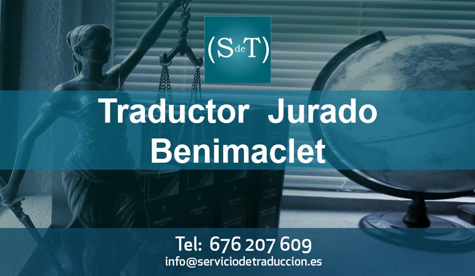 Traductor jurado Benimaclet